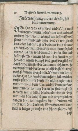 Jn betrachtung vnsers elends/ bit vmb ernewerung.