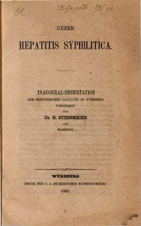 Ueber Hepatitis syphilitica
