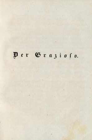 Der Grazioso