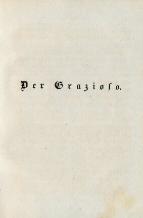 Der Grazioso