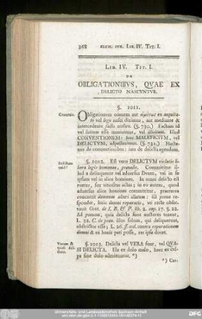 Tit. I. De Obligationibus, Quae Ex Delicto Nascuntur.