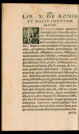 Lib. X. De Bonis Et Malis Fortunae: seu de Utili