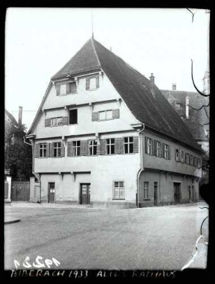 Altes Rathaus, Foto: Schuster 1933