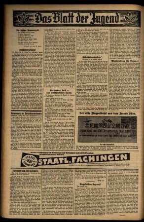 Zweite Ausgabe vom Mittwoch, den 17. Juni 1931.