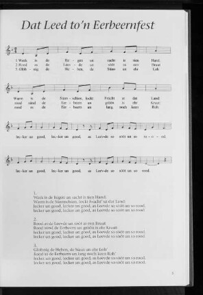 Lied: Dat Leed to'n Eebeernfest