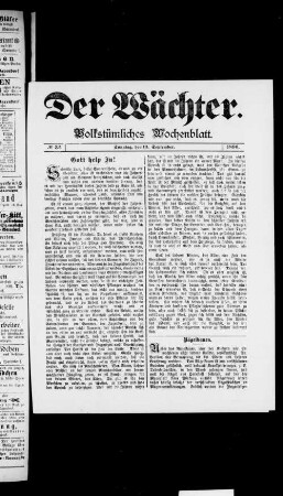 Der Wächter. 1895-1897