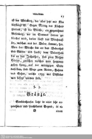 §. 3. Gränze.