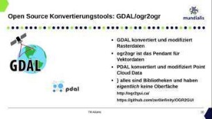 Wir reden doch alle Standard - oder etwa nicht?: Was tun mit WMS, WFS und WCS, SHP, XML und MXD - MFG ?