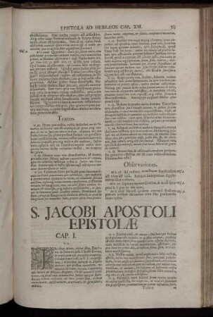 S. Jacobi Apostoli Epistolæ - S. Judæ Epistola.