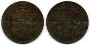 Luxemburg, 10 Centimes