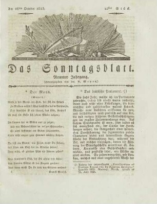 42, 1825: Stück
