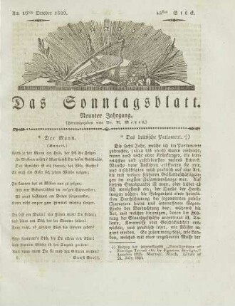 42, 1825: Stück