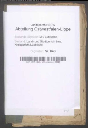 Erblasser: Lange später verh. Piel, Marie Margarethe Louise: