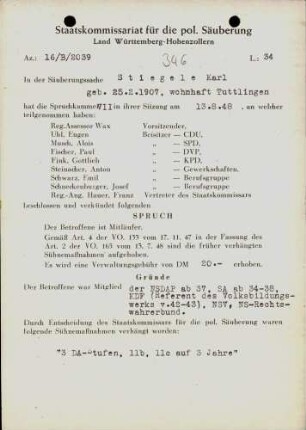 Stiegele, Karl