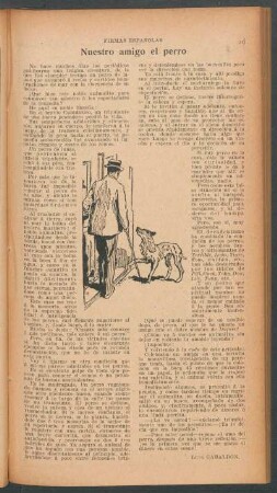 Nuestro amigo el perro : Firmas españolas