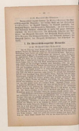 I. Die österreichisch-ungarische Monarchie