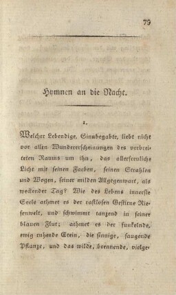 Hymnen an die Nacht