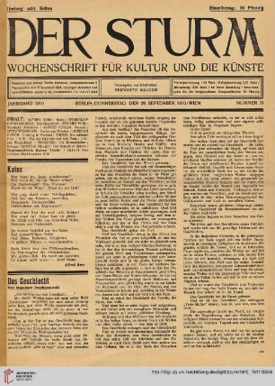 Nr. 31 (September 1910)