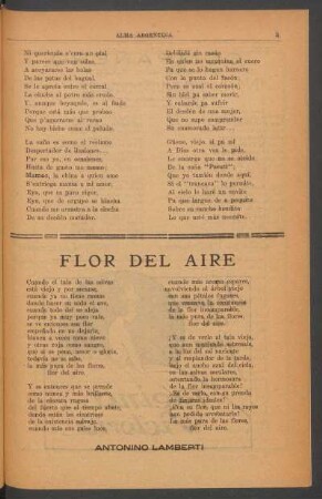 Flor del aire : [Poesía]