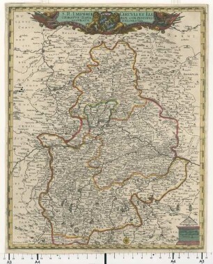 S. R. I. Circuli Et Electoratus Bavariae Cum Finitimis Accurata Delineatio