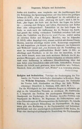 152-153 [Rezension] Religion und Seelenleiden
