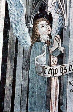 Ecce Homo innerhalb des gemalten Sakramentshäuschens