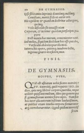 De Gymnasiis.