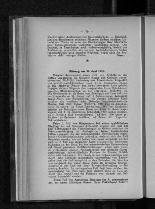 Sitzung am 15. Juni 1926.