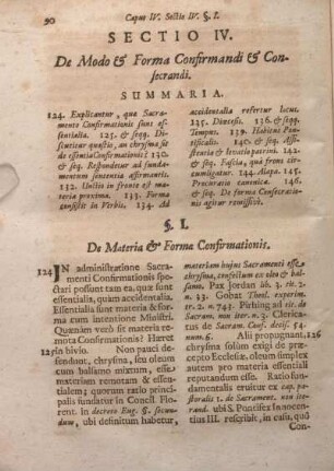 Sectio IV. De Modo & Forma Confirmandi & Consecrandi.