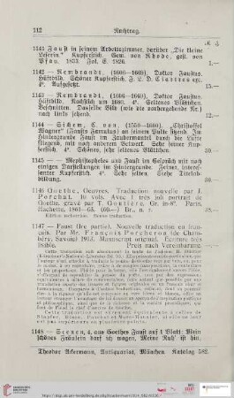 Nachtrag (Nr. 1141 - 1153)