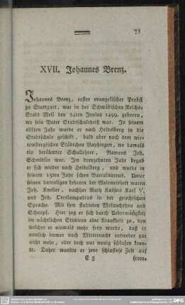 XVII. Johannes Brenz