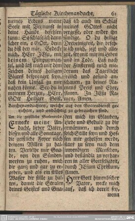 Kirchenandachten, welche auf den Gottesdienst gerichtet, und andächtig zu gebrauchen sind