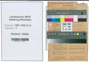Entnazifizierung Walter Klebisch , geb. 19.10.1903 (Ingenieur)