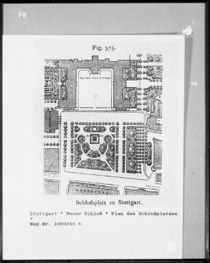 Plan des Schlossplatzes