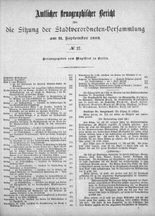 No. 27, 21. September 1893