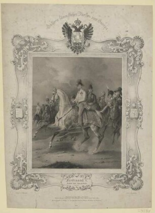 Bildnis des Ferdinand I. Kaiser von Oesterreich