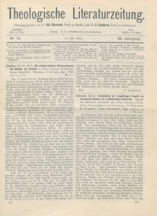378-379 [Rezension] Schwab, Moise, Vocabulaire de l‘angélologie d‘après les manuscrits hébreux de la Bibliothèque nationale