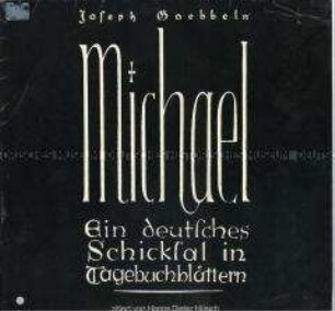Hanns Dieter Hüsch liest Joseph Goebbels "Michael", Plattenhülle