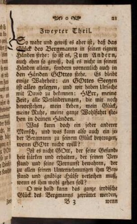 21-35, Zweyter Theil
