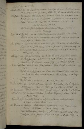 [Reskript vom 17.3.1757, nicht überliefert]