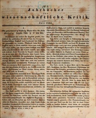 Jahrbücher für wissenschaftliche Kritik. 1834, Bd. 2