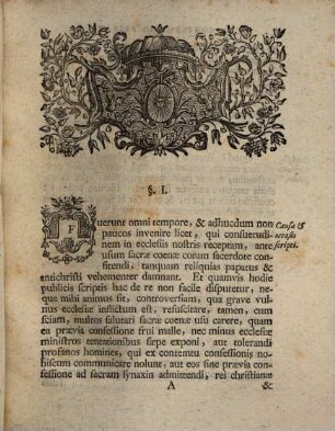 Diss. theol. de confessione privata ante usum sacrae coenae