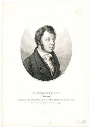 "E. MITSCHERLICH (Chimiste,)" - Eilhard Mitscherlich