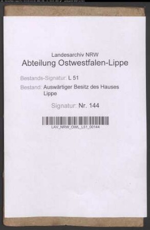 Rechnungen der Ulenburg