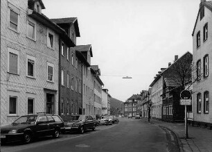 Luisenstraße, Südöstliche Randbebauung der Luisenstraße von Hausnummer 1-19; Eschwege, Gesamtanlage
