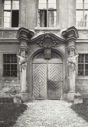 Eichstätt, Residenz : Eichstätt. Fürstbischöfliche Residenz, Portal