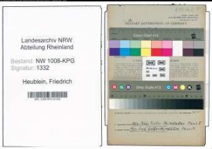 Entnazifizierung Friedrich Heublein , geb. 10.03.1914 (Gaertner)