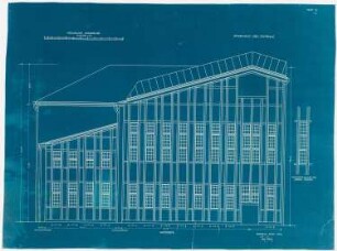 Annagrube Kesselhaus: Ansicht Westseite 1:50