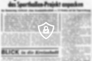 Bargteheides Stadtväter wollen nun das Sporthallen-Projekt anpacken