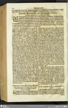 Auslegung des siebentzigsten Psalms
